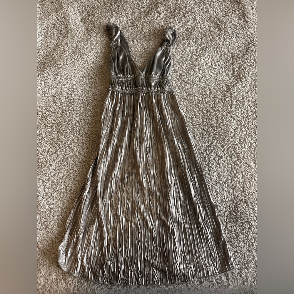 Fire Los Angeles Shimmering Gray Dress